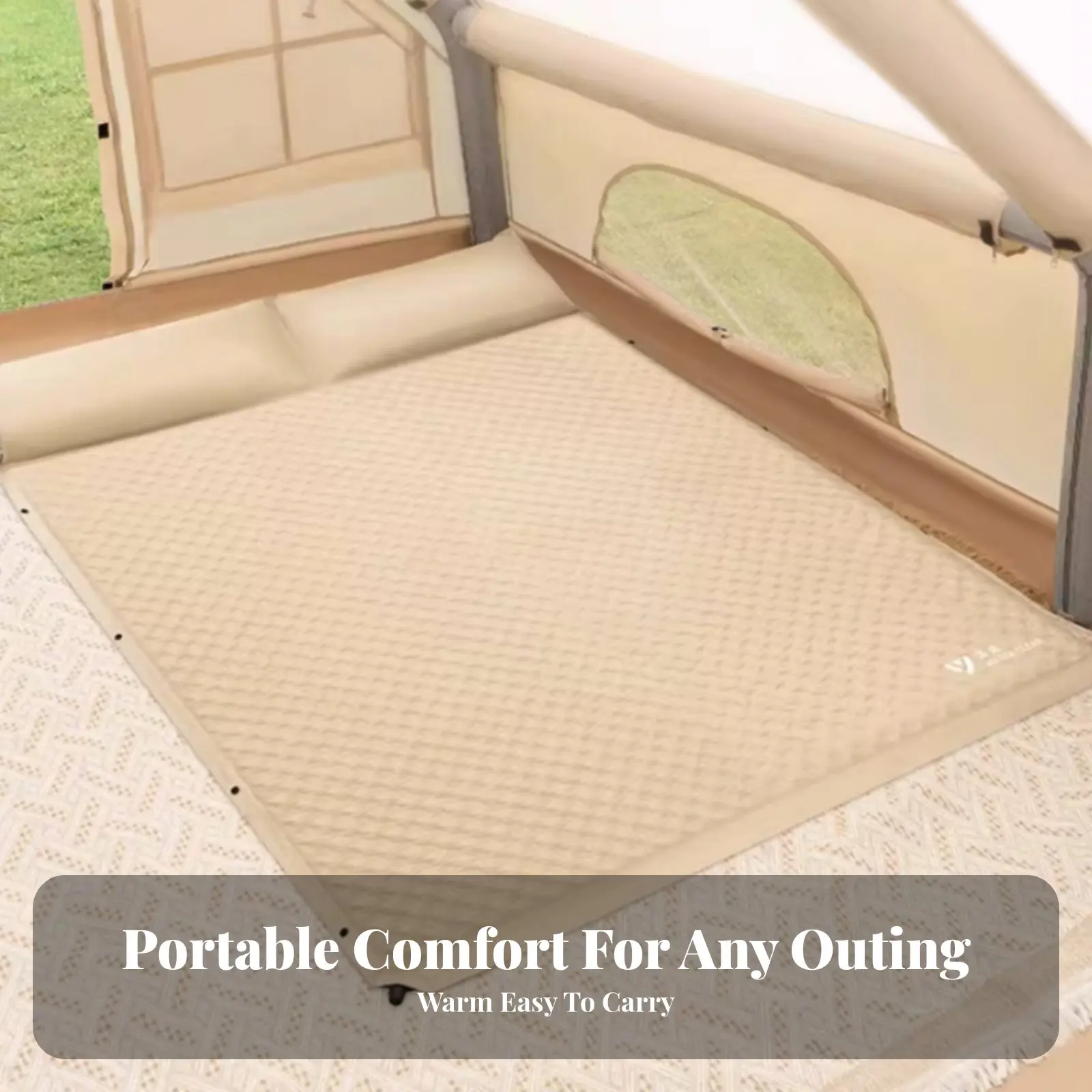 Automatic Inflatable Mattress, Double Sleeping Pad, Portable Tent Mat, Air Bed for Camping & Home
Automatic Inflatable Mattress, Double Sleeping Pad, Portable Tent Mat, Air Bed for Camping & Home