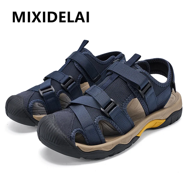 Men's Casual Mesh Outdoor Beach Sandals Fashion Light Breathable Shoes Men Anti-slip Waterproof Sandals Man Comfortable Sneakers
Men's Casual Mesh Outdoor Beach Sandals Fashion Light Breathable Shoes Men Anti-slip Waterproof Sandals Man Comfortable Sneakers