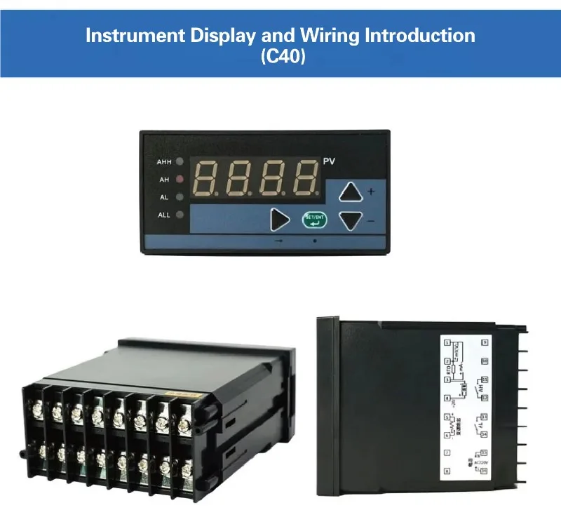 1PCS Single Lo-op PID Temperature Cont-roller, 4-20mA Relay Output, Universal Installation
1PCS Single Lo-op PID Temperature Cont-roller, 4-20mA Relay Output, Universal Installation