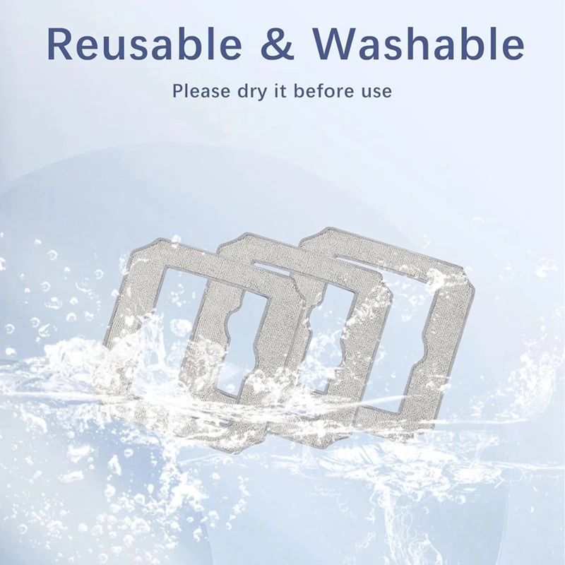 A04R Washable Wipes Cleaning Cloths for ECOVACS Winbot Mini, W-CC02-0012 Replacement Pad, Cleaning Robot Accessories
A04R Washable Wipes Cleaning Cloths for ECOVACS Winbot Mini, W-CC02-0012 Replacement Pad, Cleaning Robot Accessories