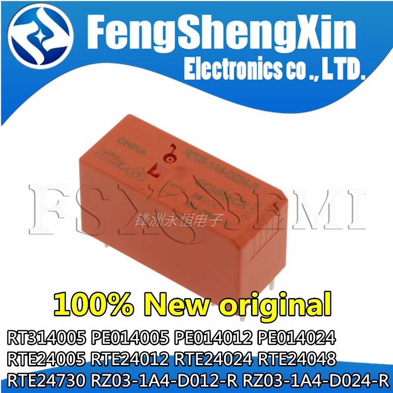 5pcs RT314005 PE014005 PE014012 PE014024 RTE24005 RTE24012 RTE24024 RTE24048 RTE24730 RZ03-1A4-D012-R RZ03-1A4-D024-R Relay
5pcs RT314005 PE014005 PE014012 PE014024 RTE24005 RTE24012 RTE24024 RTE24048 RTE24730 RZ03-1A4-D012-R RZ03-1A4-D024-R Relay