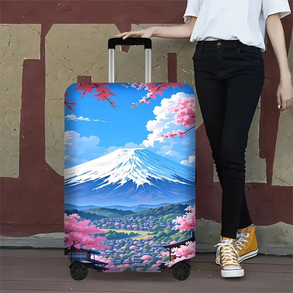 1PC Fujiyama Sakura Print Luggage Cover for 18-32 inch luggage; dust and elastic travel accessories to effectively protect your
1PC Fujiyama Sakura Print Luggage Cover for 18-32 inch luggage; dust and elastic travel accessories to effectively protect your