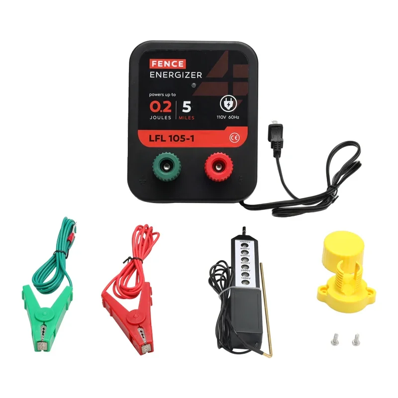Lydite 0.2J 5Miles OEM Electric Impulse Fence Undertake AC charger Electric Fence Energizers For Farm Cattle
Lydite 0.2J 5Miles OEM Electric Impulse Fence Undertake AC charger Electric Fence Energizers For Farm Cattle