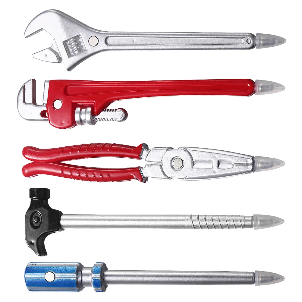 5 Pcs Hardware Tool Pen Ballpoint Pens Creative Writing Mechanical Pencil Stationery for Kids Abs
5 Pcs Hardware Tool Pen Ballpoint Pens Creative Writing Mechanical Pencil Stationery for Kids Abs