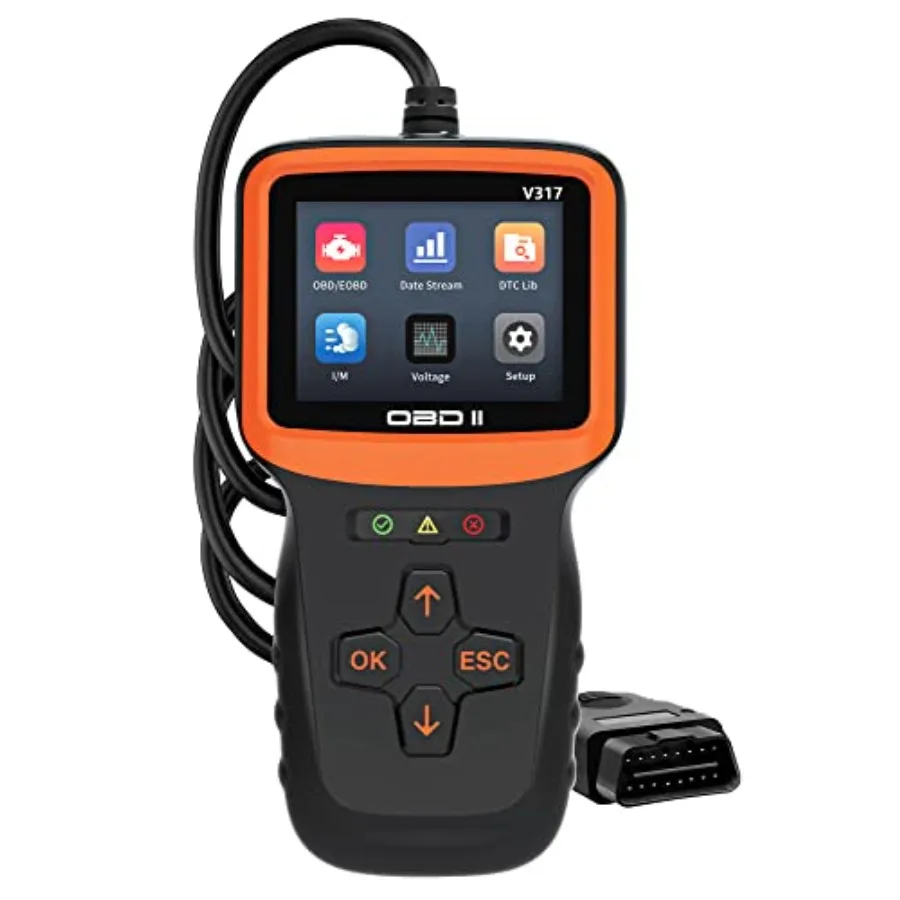 OBD2 Scanner Diagnostic Tool Vehicle Check Engine Code Readers with Reset I M Readiness More Car OBDII EOBD Diagnostic Scan Too
OBD2 Scanner Diagnostic Tool Vehicle Check Engine Code Readers with Reset I M Readiness More Car OBDII EOBD Diagnostic Scan Too