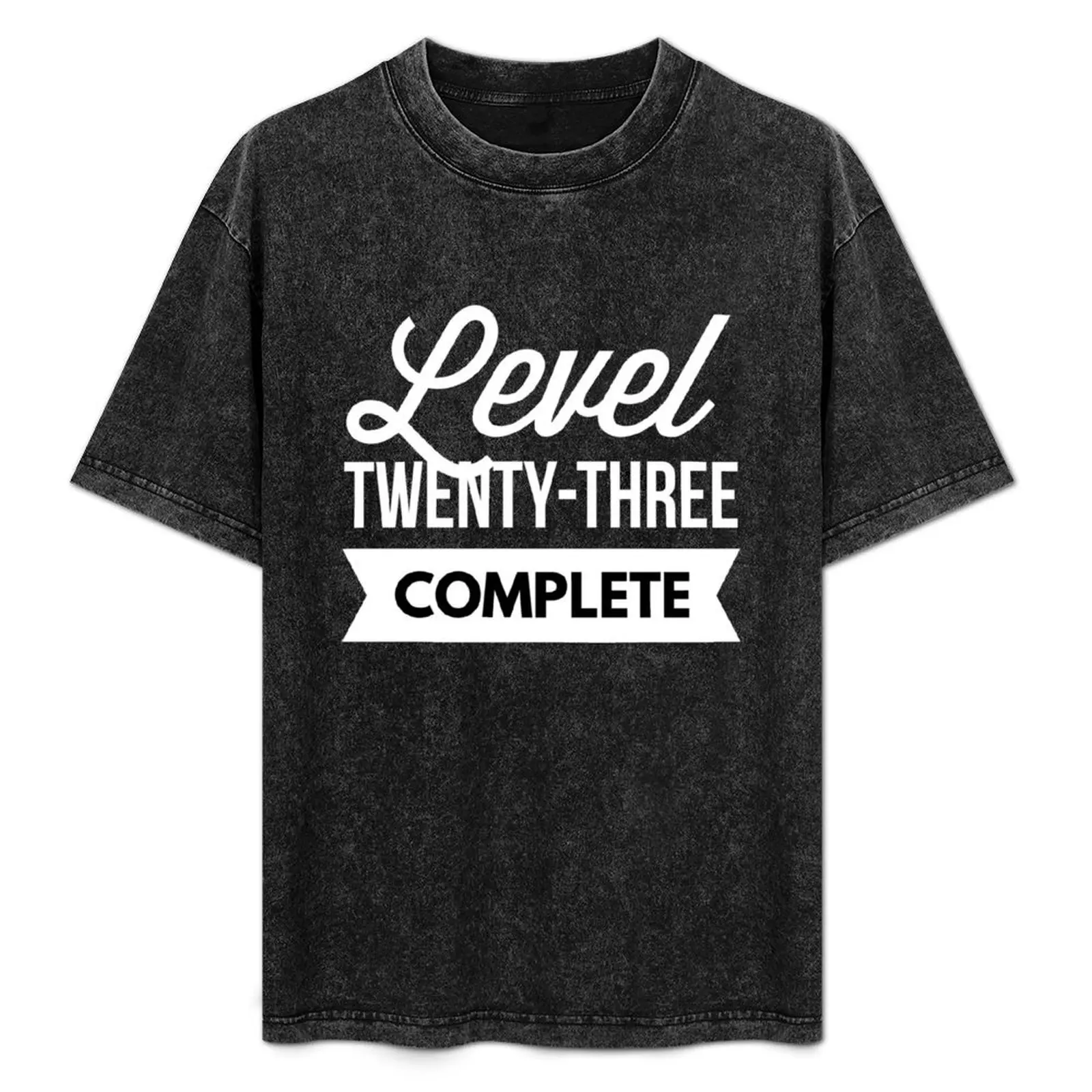 Level 23 complete T-Shirt Long Lasting Casual T-Shirt
Level 23 complete T-Shirt Long Lasting Casual T-Shirt