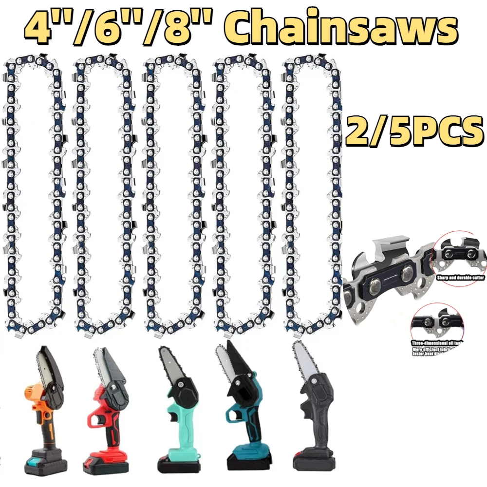 4/6/8 Inch Mini Steel Chainsaw Chains Electric Chainsaws Accessory Guide Plate Chains Replacement Mini Chainsaw Accessories
4/6/8 Inch Mini Steel Chainsaw Chains Electric Chainsaws Accessory Guide Plate Chains Replacement Mini Chainsaw Accessories