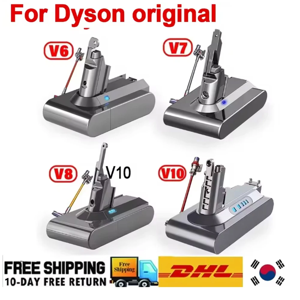 NEW for Dyson V6 V7 V8 V10 Battery Series DC62 SV11 SV10 SV12 SV09 Handheld Vacuum Cleaner Spare battery Replacement Battery
NEW for Dyson V6 V7 V8 V10 Battery Series DC62 SV11 SV10 SV12 SV09 Handheld Vacuum Cleaner Spare battery Replacement Battery