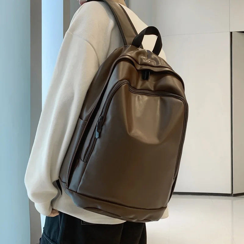 Harajuku ulzzang Style College Book Backpacks Retro Coffee Black Gray Soft PU Large Capacity Backpack Teenager Boy Girl Rucksack
Harajuku ulzzang Style College Book Backpacks Retro Coffee Black Gray Soft PU Large Capacity Backpack Teenager Boy Girl Rucksack