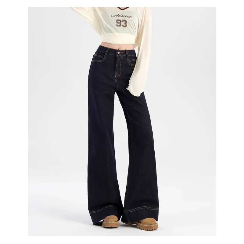 Women's Solid Color Button High Waist Zipper Fashionable Casual Loose Jeans
Women's Solid Color Button High Waist Zipper Fashionable Casual Loose Jeans