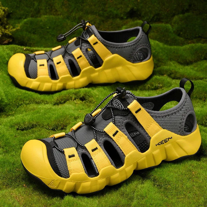 High Quality Yellow Summer Man Sandals 2025 Closed-Toe Platform Hiking Sandals For Men Women Outdoor Sports Men's Brand Sandals
High Quality Yellow Summer Man Sandals 2025 Closed-Toe Platform Hiking Sandals For Men Women Outdoor Sports Men's Brand Sandals
