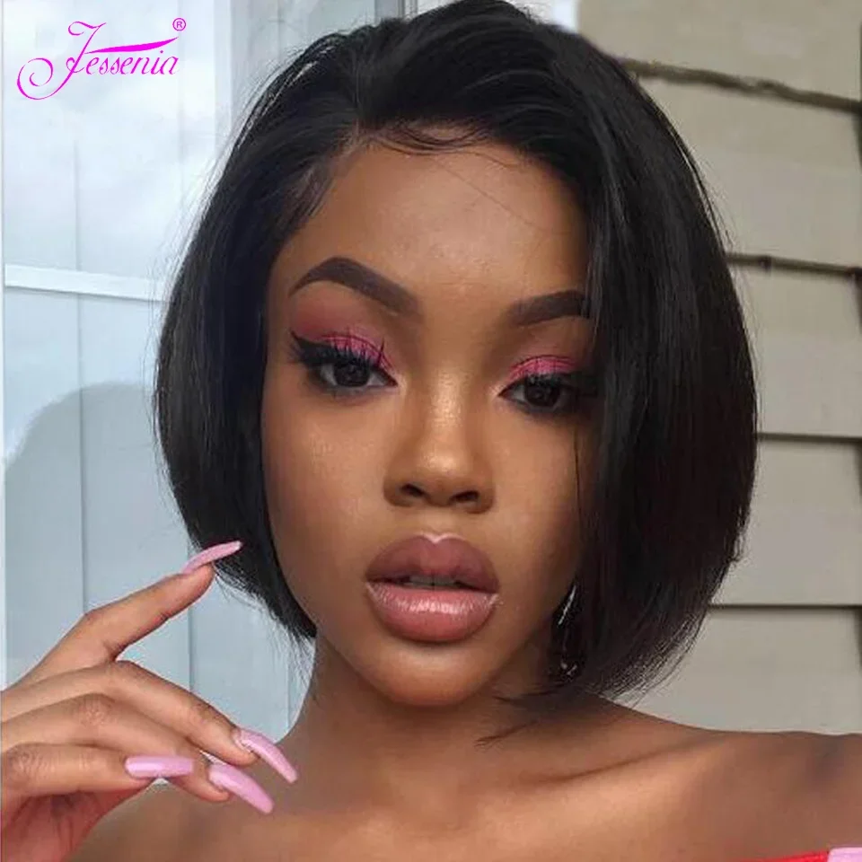 100% Human Hair 13X1 Short Pixie Cut Wigs Straight Bob HD Transparent Lace Frontal Wigs For Black Women 250Density Perruque
100% Human Hair 13X1 Short Pixie Cut Wigs Straight Bob HD Transparent Lace Frontal Wigs For Black Women 250Density Perruque