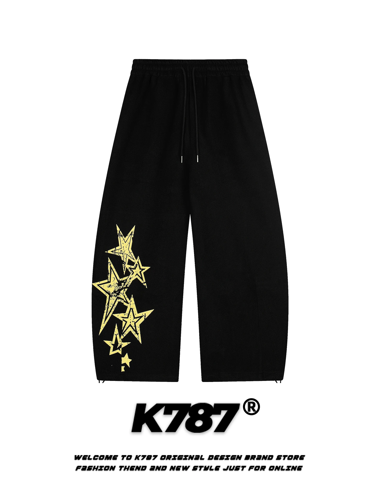 K787 Американские уличные повседневные спортивные брюки оверсайз унисекс с принтом звезд, с высокой талией, широкие штаны-кюлоты, молодежная мода
K787 Американские уличные повседневные спортивные брюки оверсайз унисекс с принтом звезд, с высокой талией, широкие штаны-кюлоты, молодежная мода