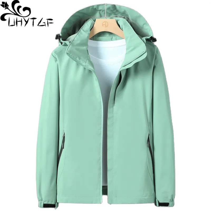 UHYTGF Single Layer Couple Wear Spring Autumn Jacket Women Waterproof Breathable Thin Coat Female Sports Windbreaker Ladies 2189
UHYTGF Single Layer Couple Wear Spring Autumn Jacket Women Waterproof Breathable Thin Coat Female Sports Windbreaker Ladies 2189