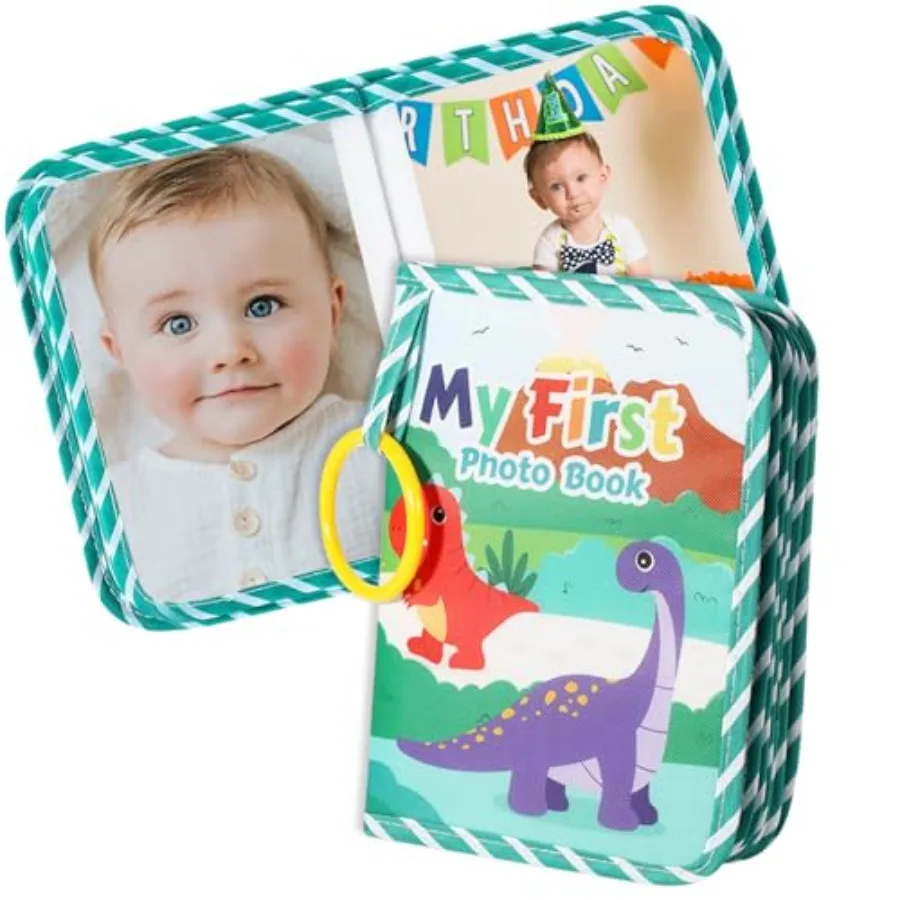 My First Baby Photo Album Soft Cloth Memory Book for 17 Photos 5.5" x 7", Newborn and Toddler First Year Keepsake Gift
My First Baby Photo Album Soft Cloth Memory Book for 17 Photos 5.5" x 7", Newborn and Toddler First Year Keepsake Gift