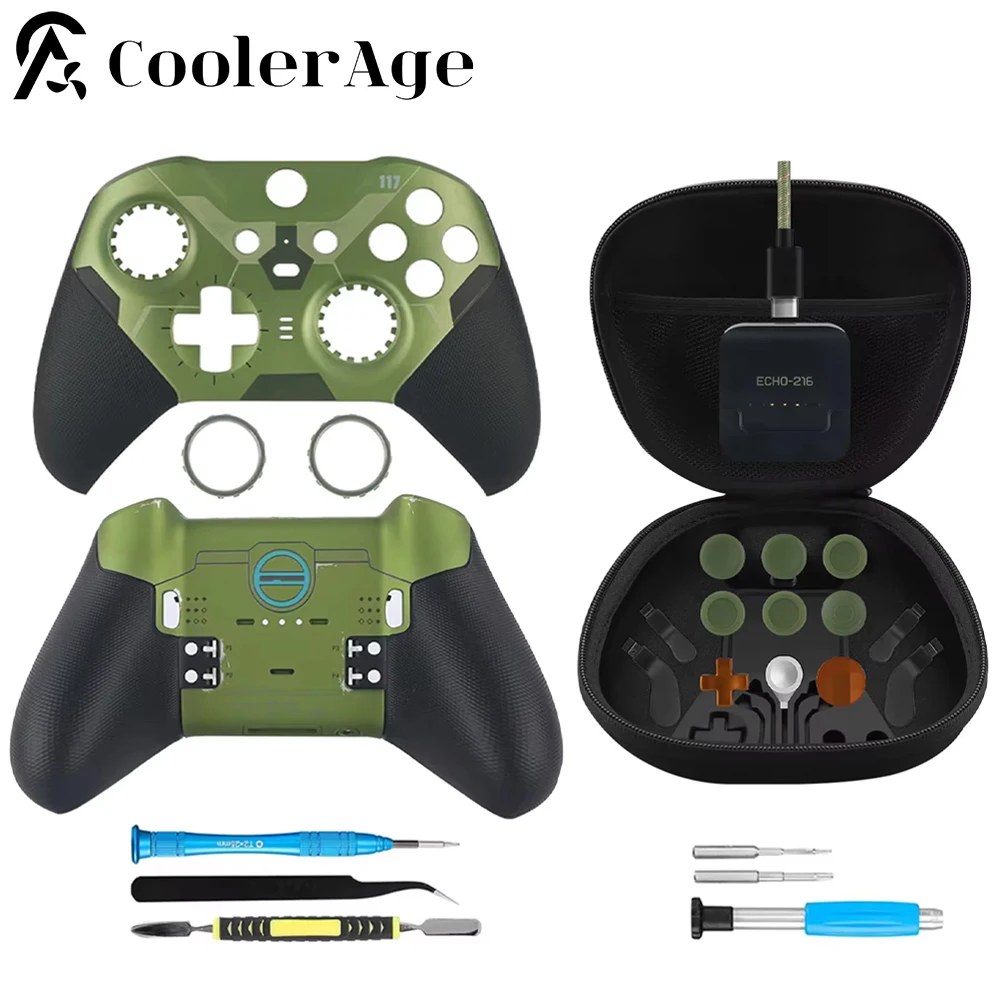 Accessories For Xbox One Elite Series 2 Controller Front Back Cover Shell Replacement Charger Dock Carry Case Type-C Cable
Accessories For Xbox One Elite Series 2 Controller Front Back Cover Shell Replacement Charger Dock Carry Case Type-C Cable