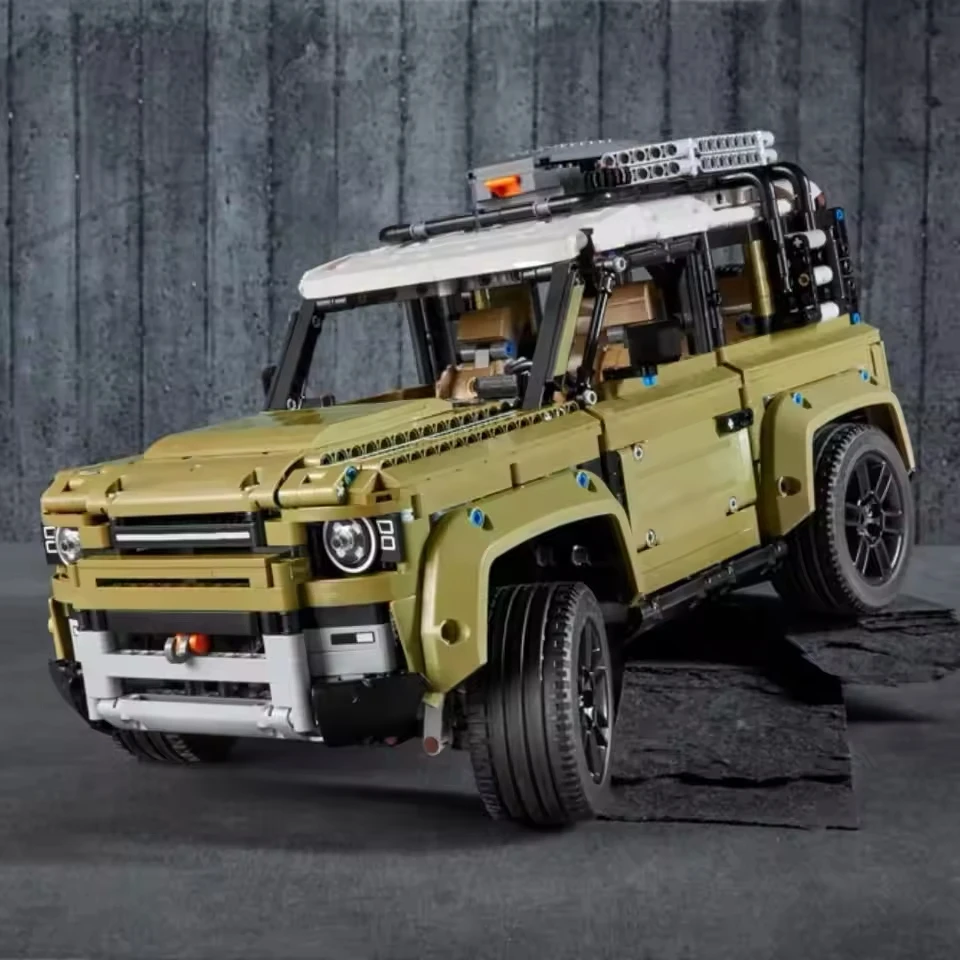 Технология Land Off Road Defender, строительные блоки для автомобиля, 42110, 2573 шт., кирпичная сборка автомобиля, модель MOC, игрушка для мальчиков, коллекция для взрослых, подарок 1
Технология Land Off Road Defender, строительные блоки для автомобиля, 42110, 2573 шт., кирпичная сборка автомобиля, модель MOC, игрушка для мальчиков, коллекция для взрослых, подарок 1