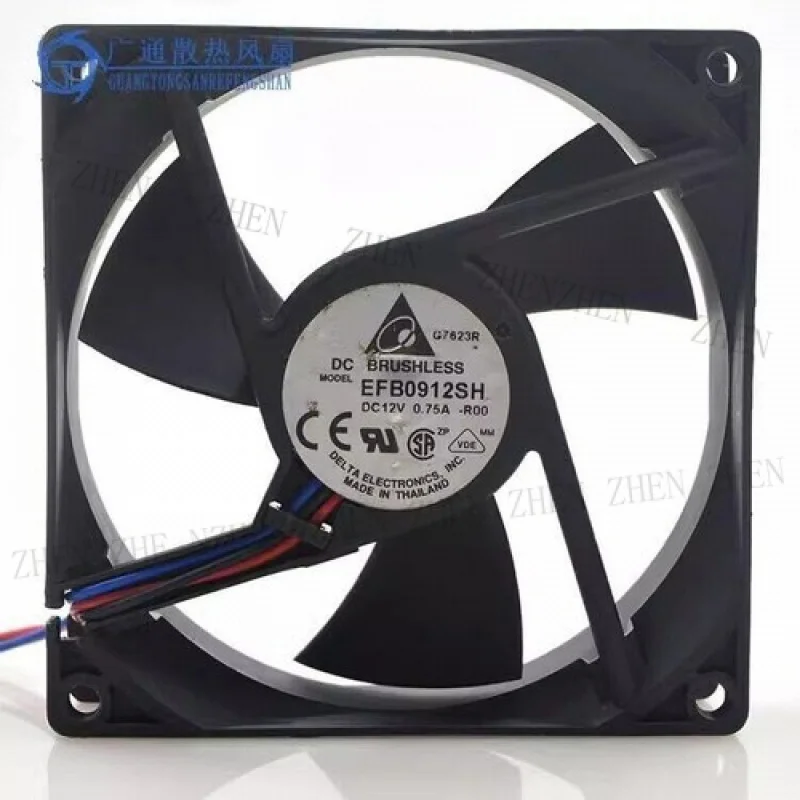 Вентилятор охлаждения сервера Y для EFB0912SH 9025 DC12V 0.75A 9CM, 3-проводной, на шарикоподшипниках
Вентилятор охлаждения сервера Y для EFB0912SH 9025 DC12V 0.75A 9CM, 3-проводной, на шарикоподшипниках