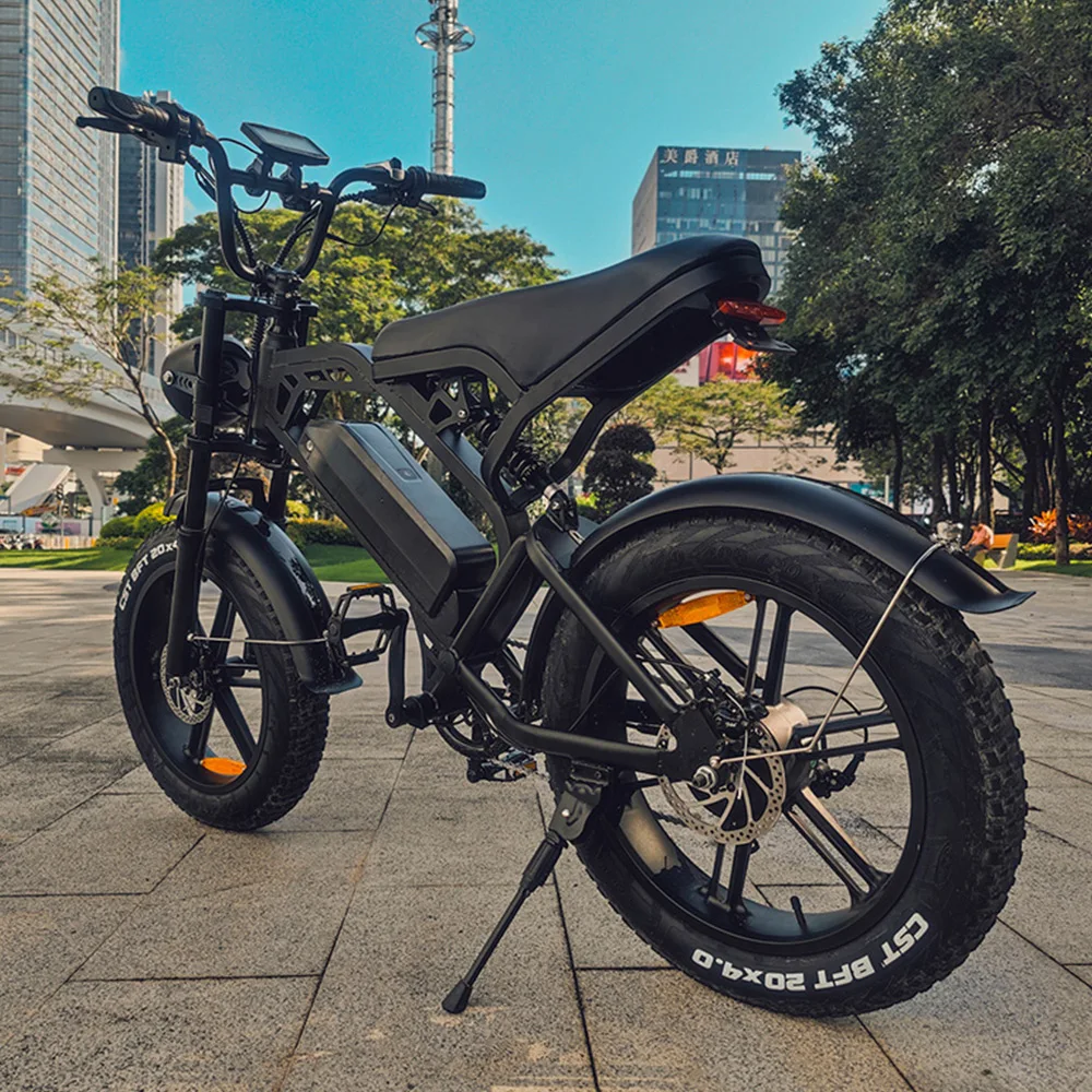 20 Inches Electric Fat Bicycle 750w 48v Electric Fatbike Full Suspension Electric Fatbike
20 Inches Electric Fat Bicycle 750w 48v Electric Fatbike Full Suspension Electric Fatbike