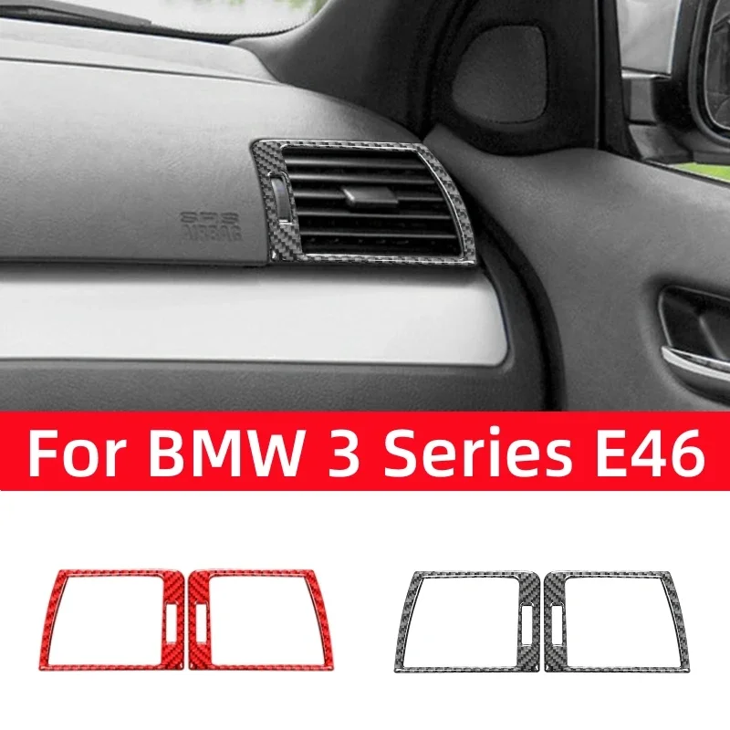 Для BMW 3 серии E46 1999-2004 гг. Аксессуары из углеродного волокна, панель приборной панели автомобиля, левые и правые вентиляционные отверстия, накладка на рамку, наклейки
Для BMW 3 серии E46 1999-2004 гг. Аксессуары из углеродного волокна, панель приборной панели автомобиля, левые и правые вентиляционные отверстия, накладка на рамку, наклейки