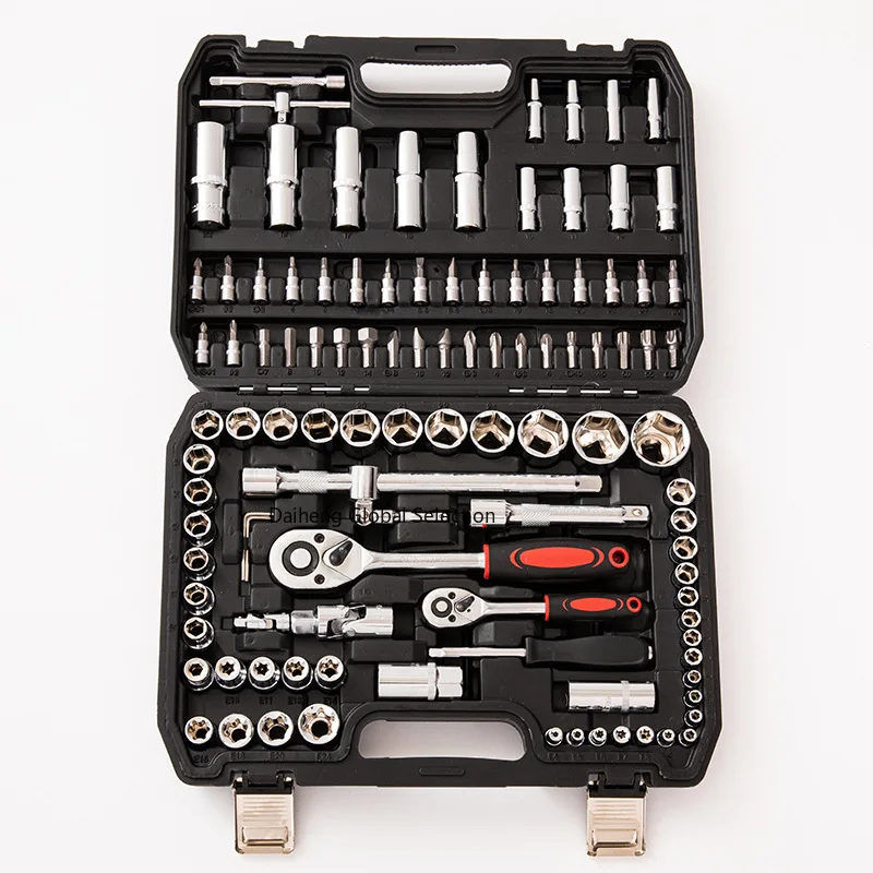 Набор инструментов для авторемонта: 108 предметов, включая торцевые ключи и трещотки
Набор инструментов для авторемонта: 108 предметов, включая торцевые ключи и трещотки