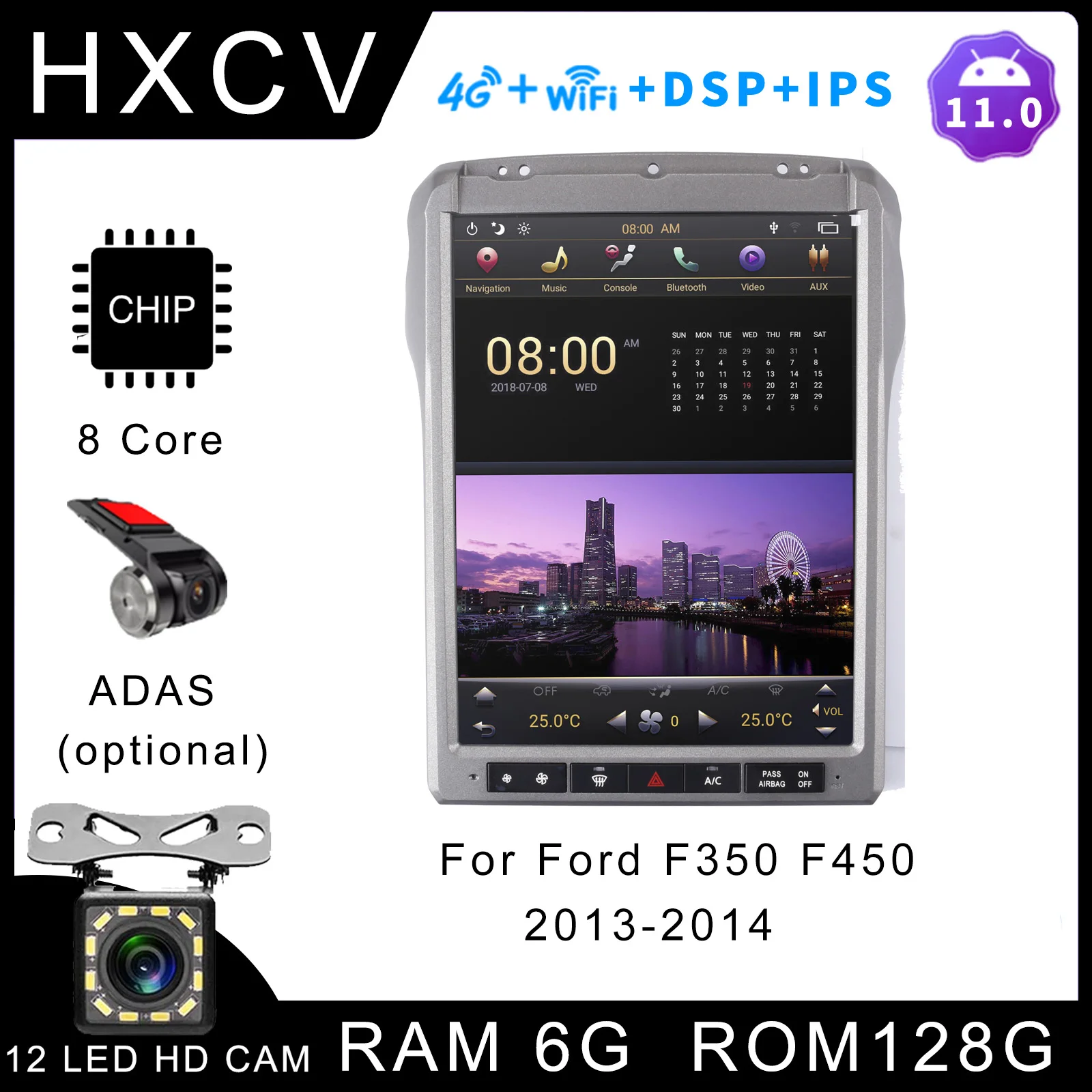 Tesla Style Vertical Android Smart Car radio For Ford F350 F450 2013- 2014 12.1 Inch gps navigator for car 4G DAB+ Carplay
Tesla Style Vertical Android Smart Car radio For Ford F350 F450 2013- 2014 12.1 Inch gps navigator for car 4G DAB+ Carplay