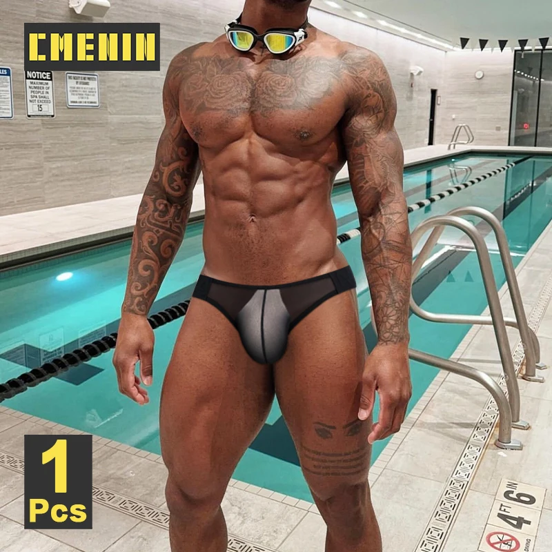 CMENIN 1Pcs Sexy Transparent Men Sports Thongs Man Breathable Mesh G-String Low Waist Slips Sissy Thong Men's Fitted Underwear
CMENIN 1Pcs Sexy Transparent Men Sports Thongs Man Breathable Mesh G-String Low Waist Slips Sissy Thong Men's Fitted Underwear