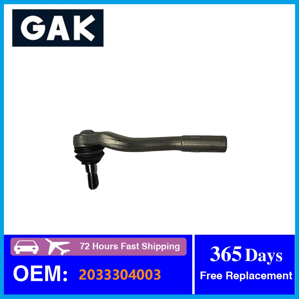 GAK Right Steering Tie Rod Ball End 2033304003 For Mercedes Benz A209 C209 W203 CL203 R171 Car Replacement Parts
GAK Right Steering Tie Rod Ball End 2033304003 For Mercedes Benz A209 C209 W203 CL203 R171 Car Replacement Parts