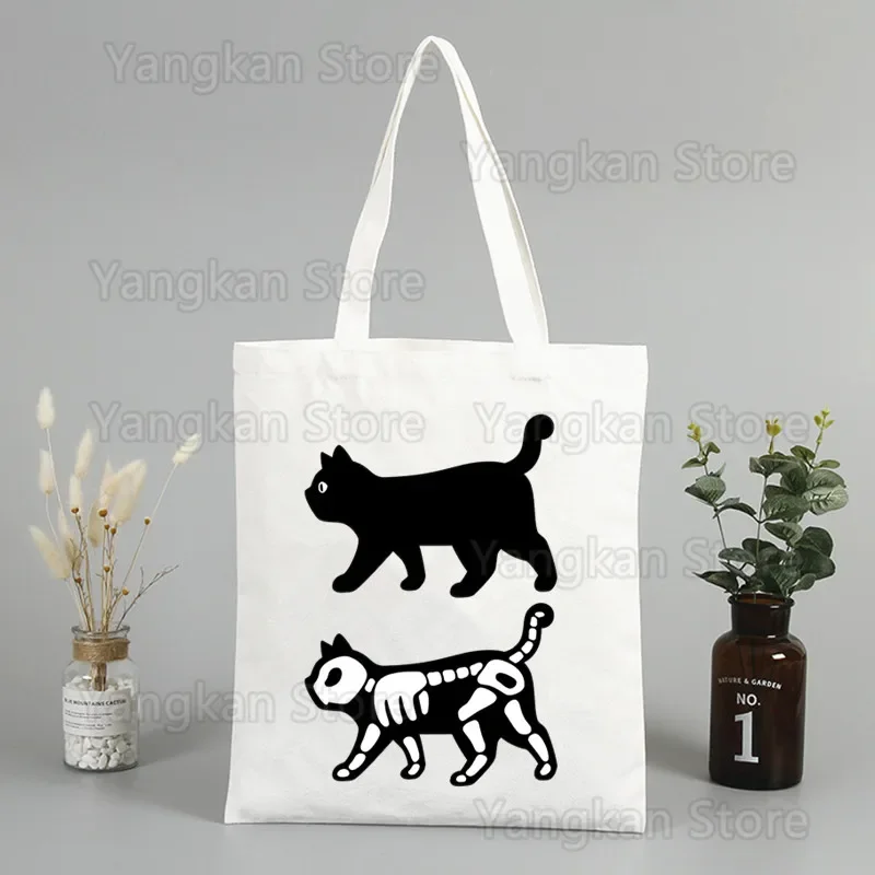 Black Cat Diagram Skeleton Tote Bag Print Daily Use Reusable Travel Casual Shopping Bag Handbags Custom Canvas
Black Cat Diagram Skeleton Tote Bag Print Daily Use Reusable Travel Casual Shopping Bag Handbags Custom Canvas