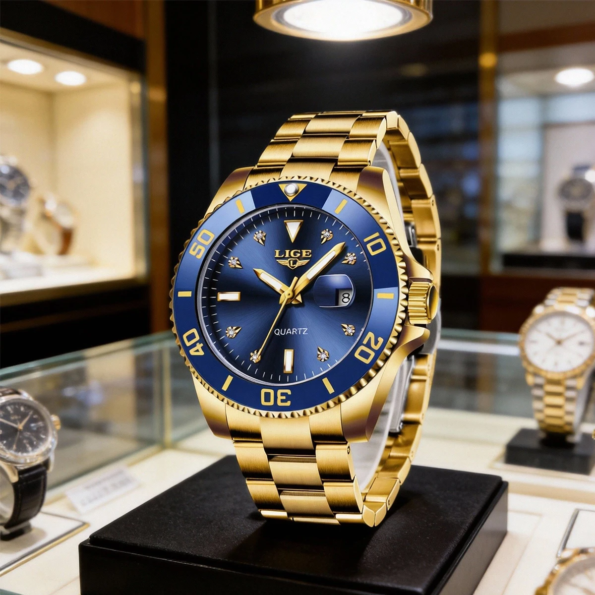 LIGE High Quality Original Luxury Watch Stainless Steel Waterproof Date Sports Watches For Man Reloj
LIGE High Quality Original Luxury Watch Stainless Steel Waterproof Date Sports Watches For Man Reloj