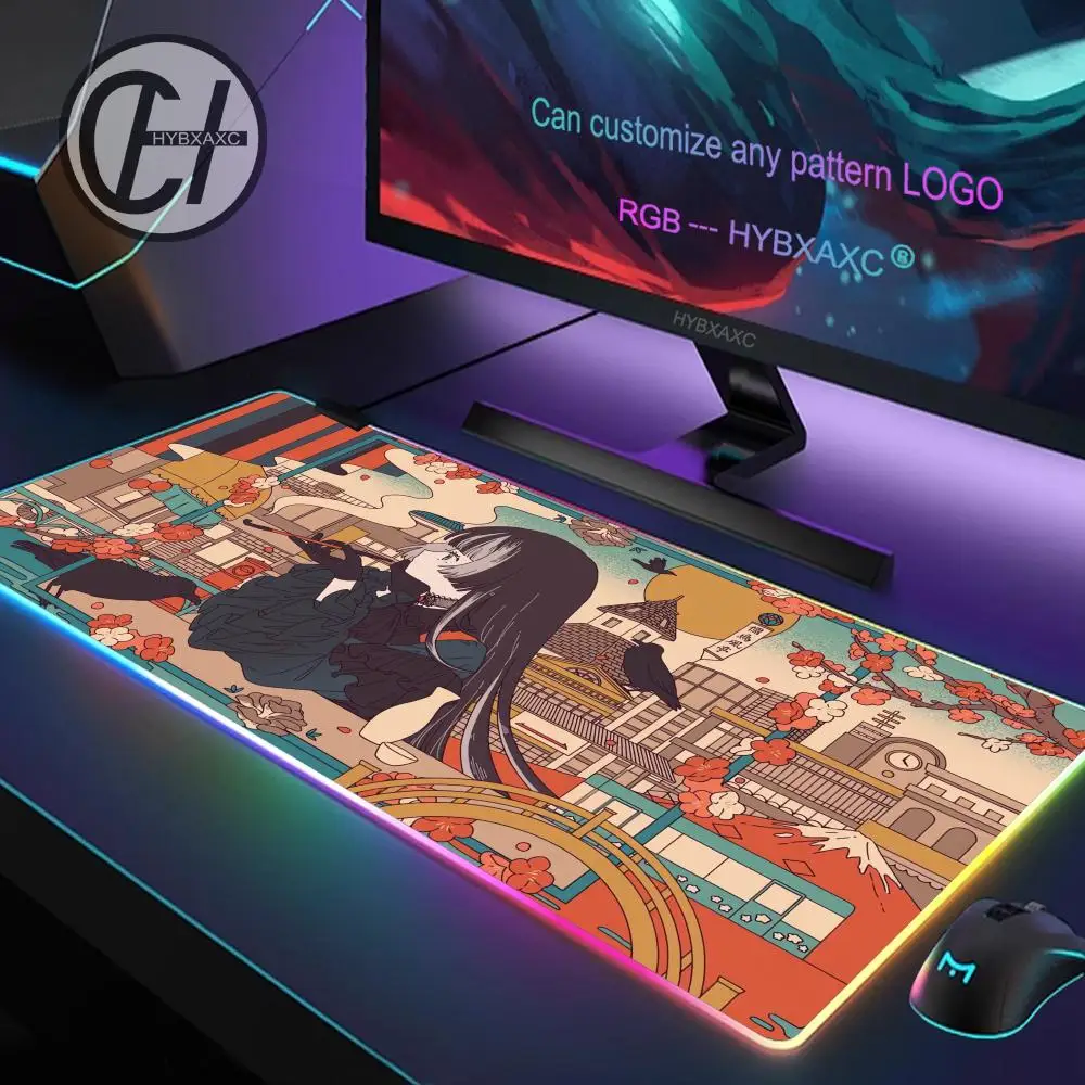 Hot Virutal Idol RGB Gaming Mousepad Juufuutei Raden Mouse Mats LED Large Gamer Mousepads XXL Keyboard Pads Luminous Desk Mat
Hot Virutal Idol RGB Gaming Mousepad Juufuutei Raden Mouse Mats LED Large Gamer Mousepads XXL Keyboard Pads Luminous Desk Mat