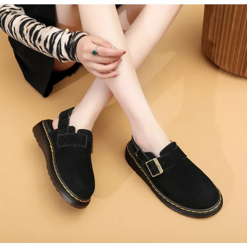 New Retro Men's Slippers Fashion Leather Casual Slippers Summer Half Slippers for Men Non Slip Beach Shoes Classic Clogs Shoes
New Retro Men's Slippers Fashion Leather Casual Slippers Summer Half Slippers for Men Non Slip Beach Shoes Classic Clogs Shoes