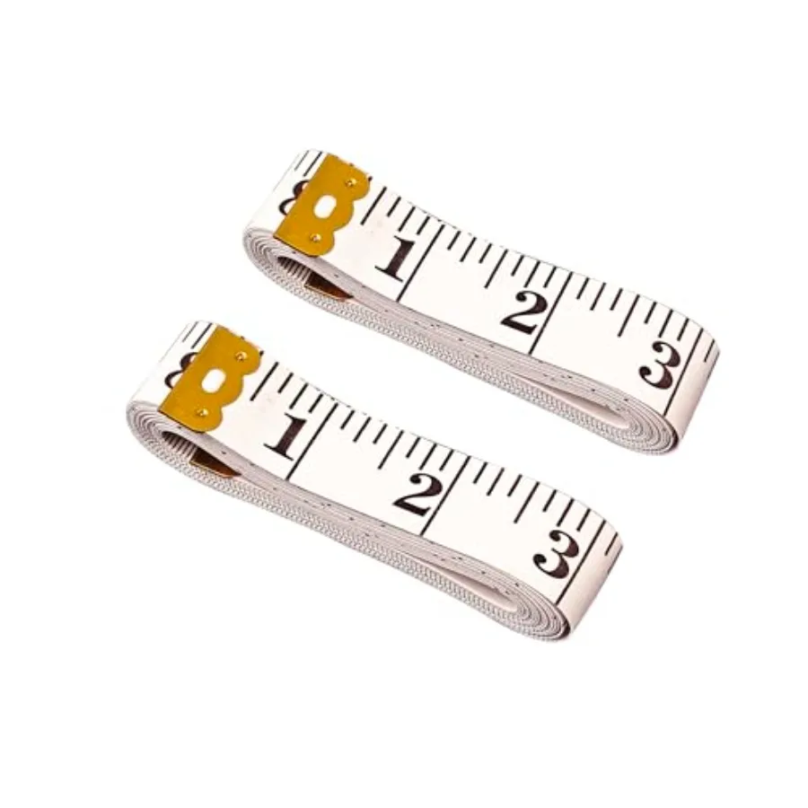 Craft medical use: soft fabric tape measure, black/white double scale, 120-inch/300cm, flexible vinyl, lightweight and precise
Craft medical use: soft fabric tape measure, black/white double scale, 120-inch/300cm, flexible vinyl, lightweight and precise