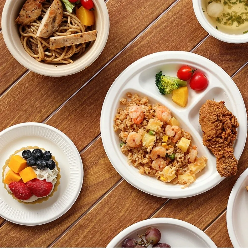 50pcs Disposable Round Paper Plates Oil Resistant Anti-Seepage Disposable Dinner Dish Microwavable Biodegradable
50pcs Disposable Round Paper Plates Oil Resistant Anti-Seepage Disposable Dinner Dish Microwavable Biodegradable