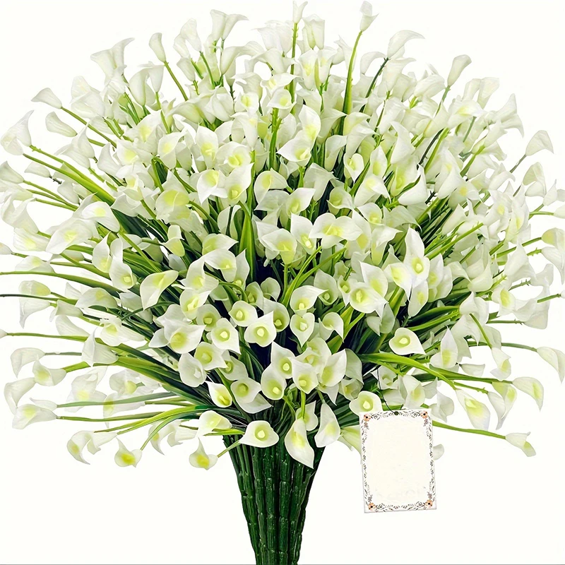 Artificial Calla Lily Bouquet 33cm Fake Flowers for Indoor Home Room Decor Garden Wedding Decora Outdoor Vase Flower Arrangement
Artificial Calla Lily Bouquet 33cm Fake Flowers for Indoor Home Room Decor Garden Wedding Decora Outdoor Vase Flower Arrangement