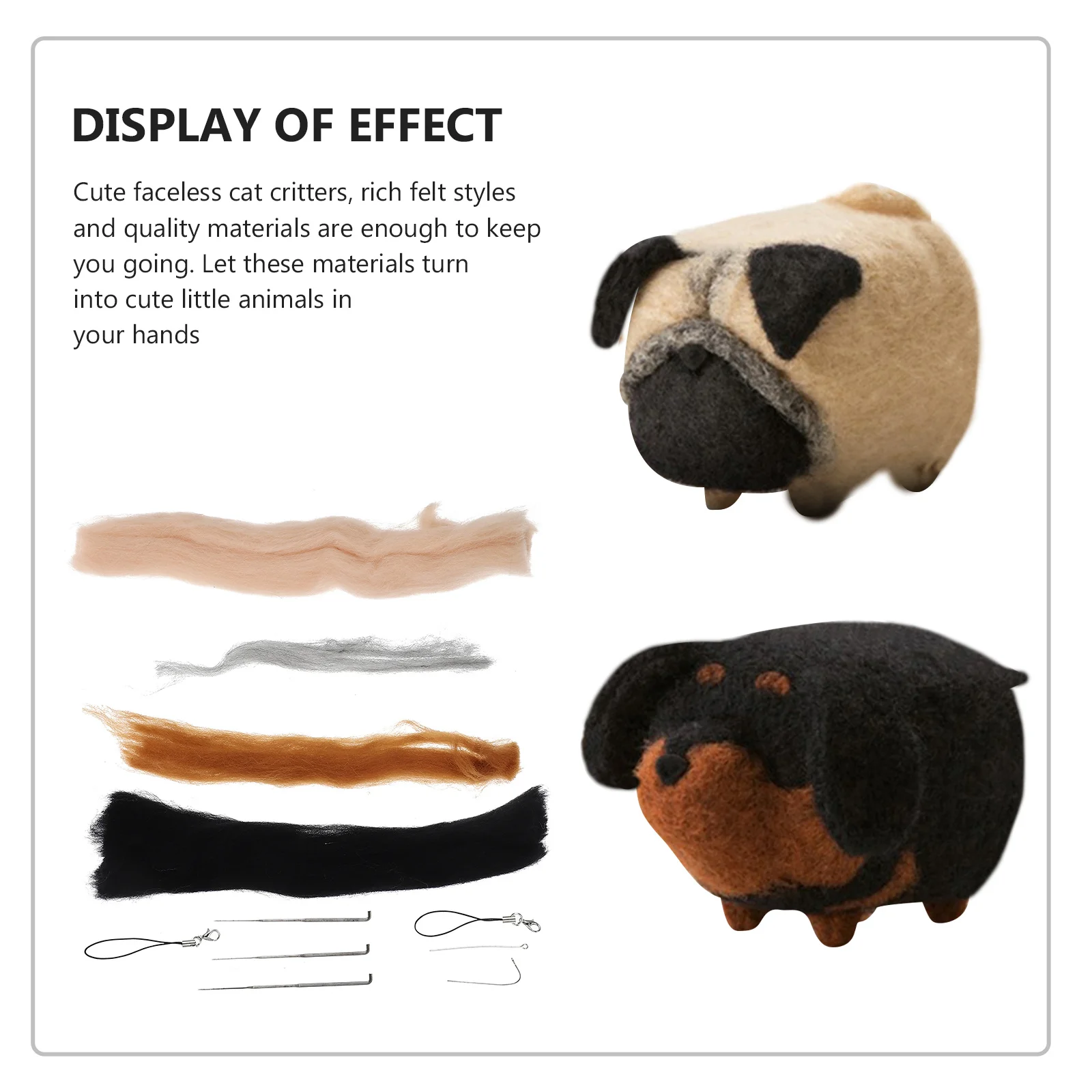 1Set Needle Felting DIY Craft Kit Animals Felting Set Convenient Colorful Wool for Kids Adults Stimulate Creativity Handmade
1Set Needle Felting DIY Craft Kit Animals Felting Set Convenient Colorful Wool for Kids Adults Stimulate Creativity Handmade