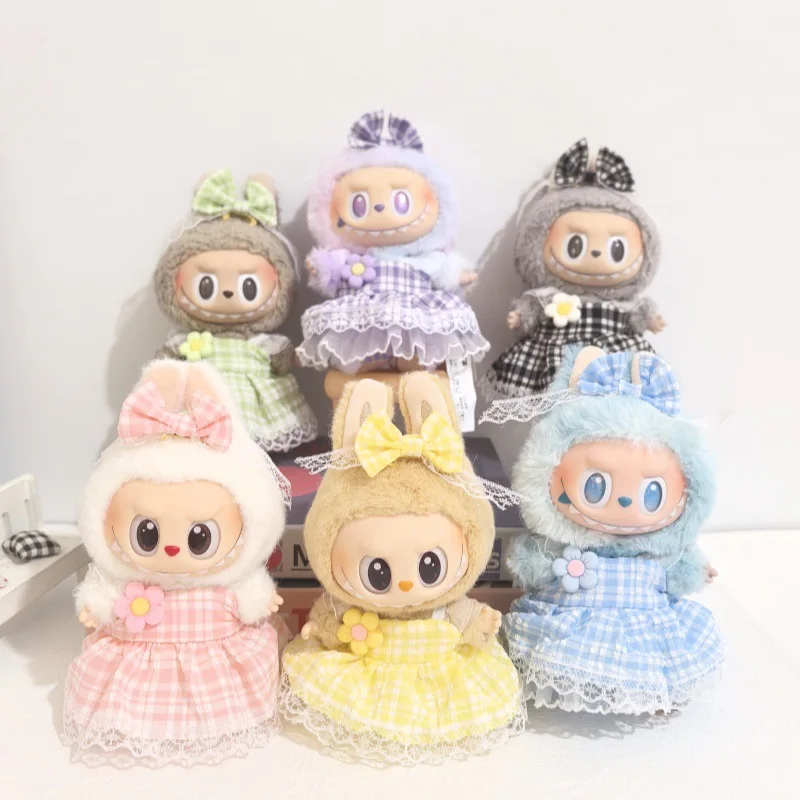 15cm17cm Labubu Doll Clothes LABUBU Sitting Party 1st 2nd 3rd Generation Heart Bowknot Plaid Tulle Dress Set Outfits Accessories
15cm17cm Labubu Doll Clothes LABUBU Sitting Party 1st 2nd 3rd Generation Heart Bowknot Plaid Tulle Dress Set Outfits Accessories
