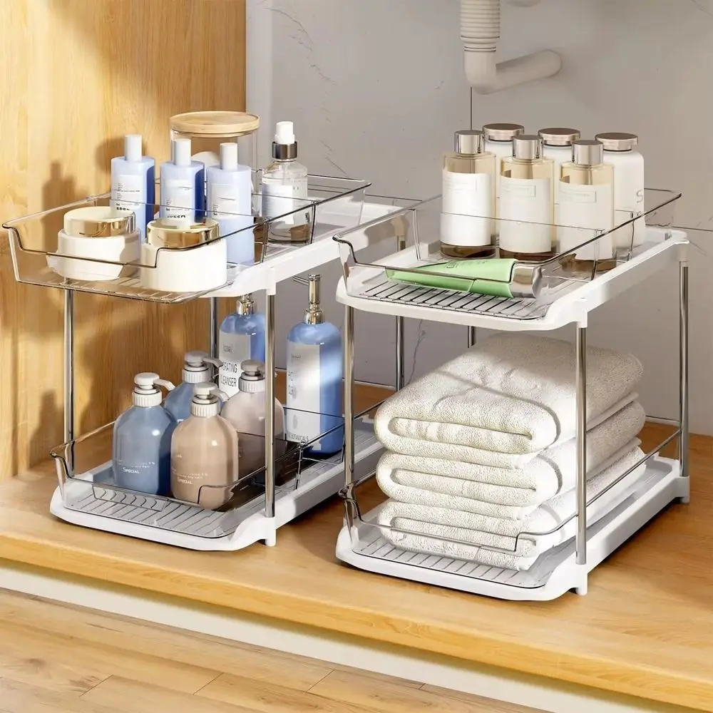 2 Tier/3 Tier Bathroom Storage Rack Pull Out Acrylic Bathroom Storage Organizer Movable Multifunctional Counter Organizer Rack
2 Tier/3 Tier Bathroom Storage Rack Pull Out Acrylic Bathroom Storage Organizer Movable Multifunctional Counter Organizer Rack
