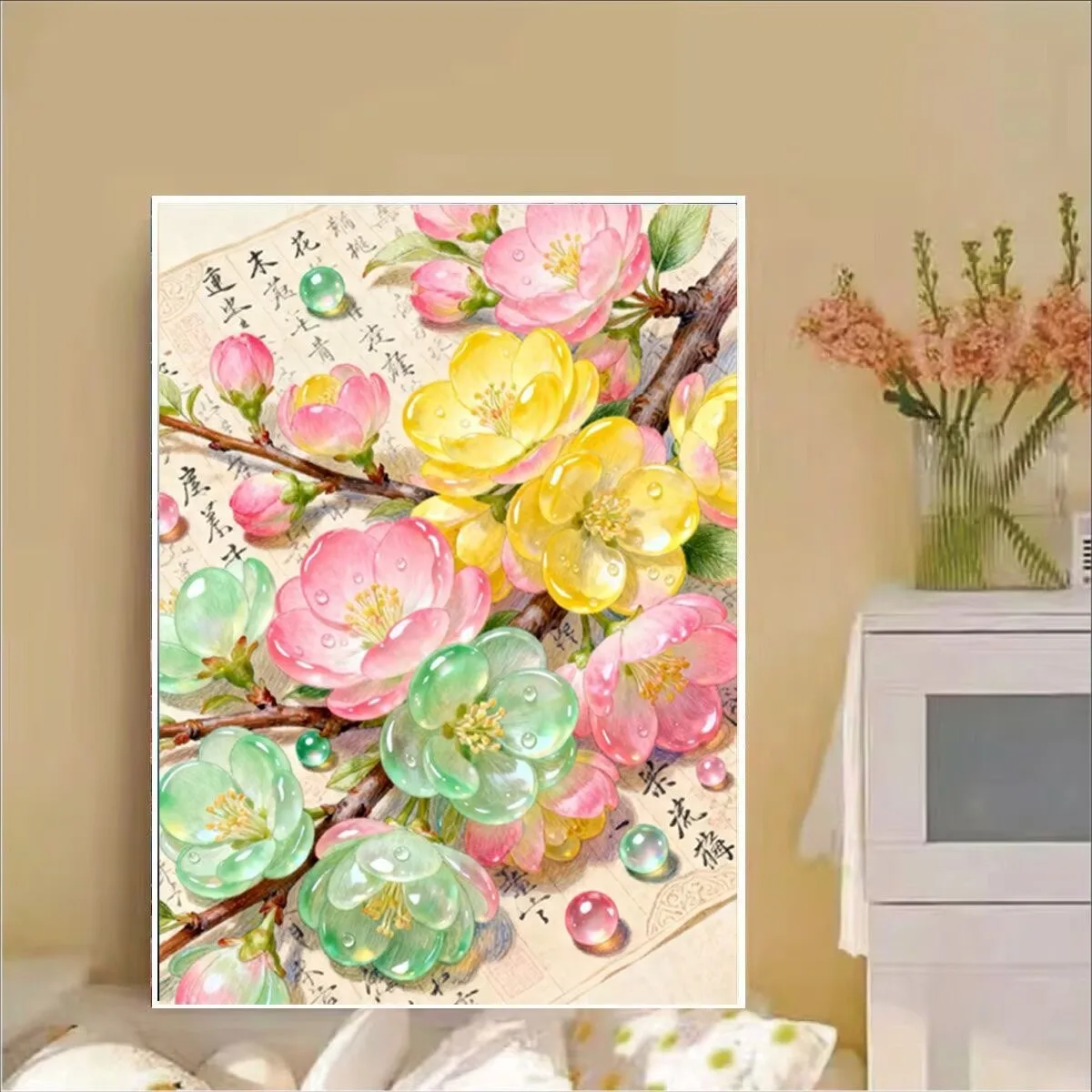 9CT 11CT DIY Cross Stitch Kit plum blossom Embroidery Chinese Style Printed Set with Thread Needlework for Home Crafts
9CT 11CT DIY Cross Stitch Kit plum blossom Embroidery Chinese Style Printed Set with Thread Needlework for Home Crafts