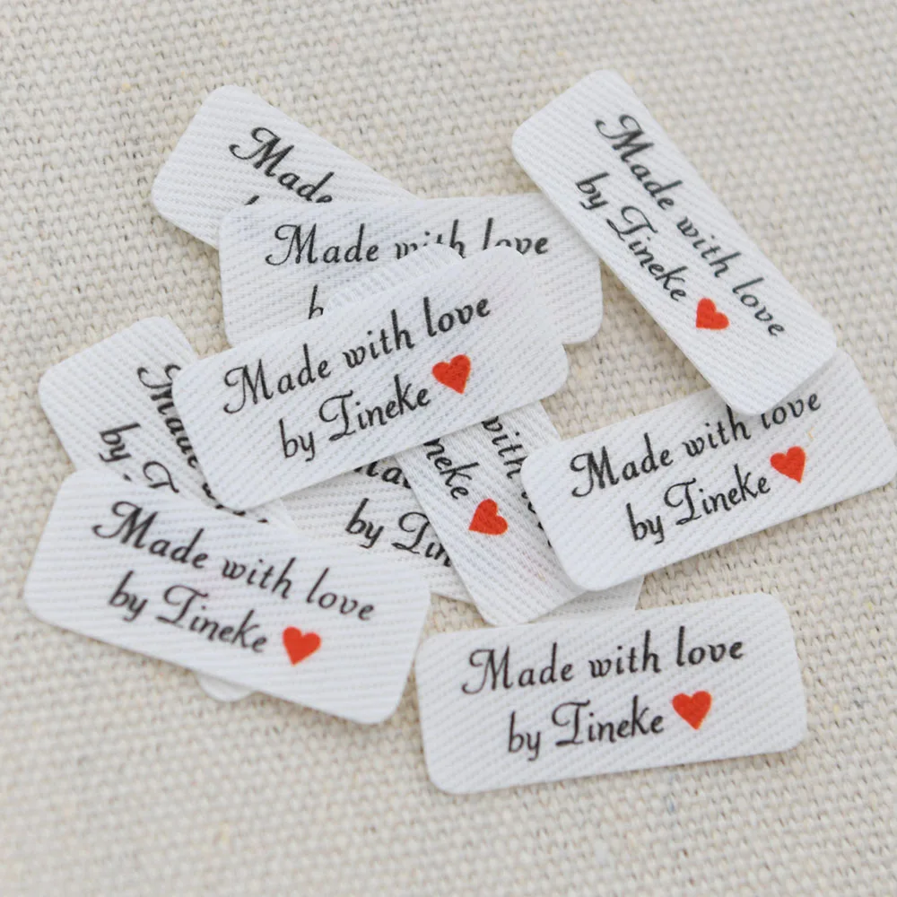 Personalized Custom Cotton Tags 30.5x12.5mm - 64pcs/Set | Iron-Sew Dual Use for Clothing, Hats, Home Decor & DIY Crafts
Personalized Custom Cotton Tags 30.5x12.5mm - 64pcs/Set | Iron-Sew Dual Use for Clothing, Hats, Home Decor & DIY Crafts