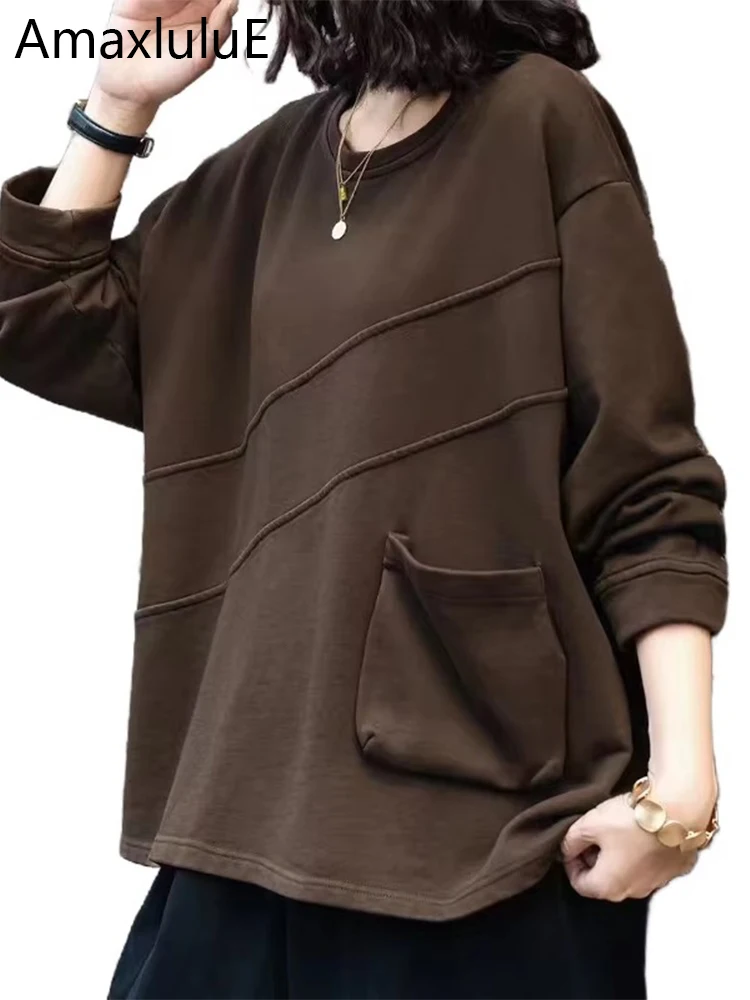 Amax luluE Korean Spring Leisure Tops Womens Loose Vintage Tee Shirts 2025 Females Luxury Classic O Neck Harajuku Cotton Clothes
Amax luluE Korean Spring Leisure Tops Womens Loose Vintage Tee Shirts 2025 Females Luxury Classic O Neck Harajuku Cotton Clothes