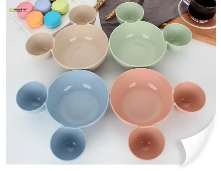 Meal Plate Sub-grid Fruit Plate Food Dish Tableware Cute Wheat Straw Kids Kitchen Bowl Eco-Friendly Healthy Bowl OK 0562
Meal Plate Sub-grid Fruit Plate Food Dish Tableware Cute Wheat Straw Kids Kitchen Bowl Eco-Friendly Healthy Bowl OK 0562