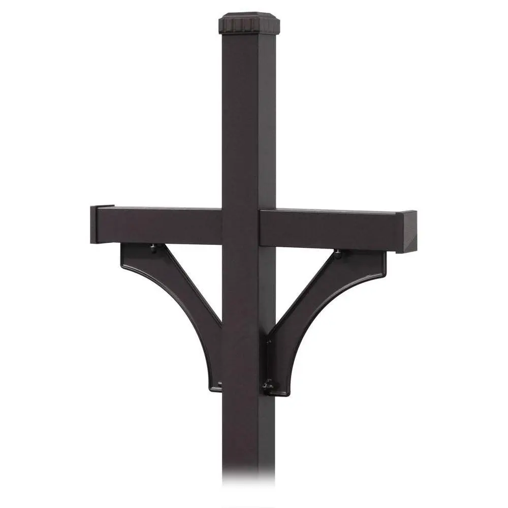 4872BLK Deluxe 2 Sided in Ground Mounted Mailbox Post for Two Mailboxes, Black
4872BLK Deluxe 2 Sided in Ground Mounted Mailbox Post for Two Mailboxes, Black