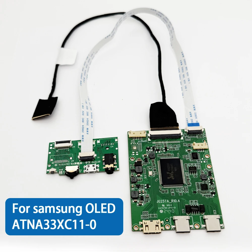 LCD driver board kit for samsung OLED screen ATNA33XC11-0 ATNA56YX03 Type-C mini HDMI signal input 1920x1080
LCD driver board kit for samsung OLED screen ATNA33XC11-0 ATNA56YX03 Type-C mini HDMI signal input 1920x1080