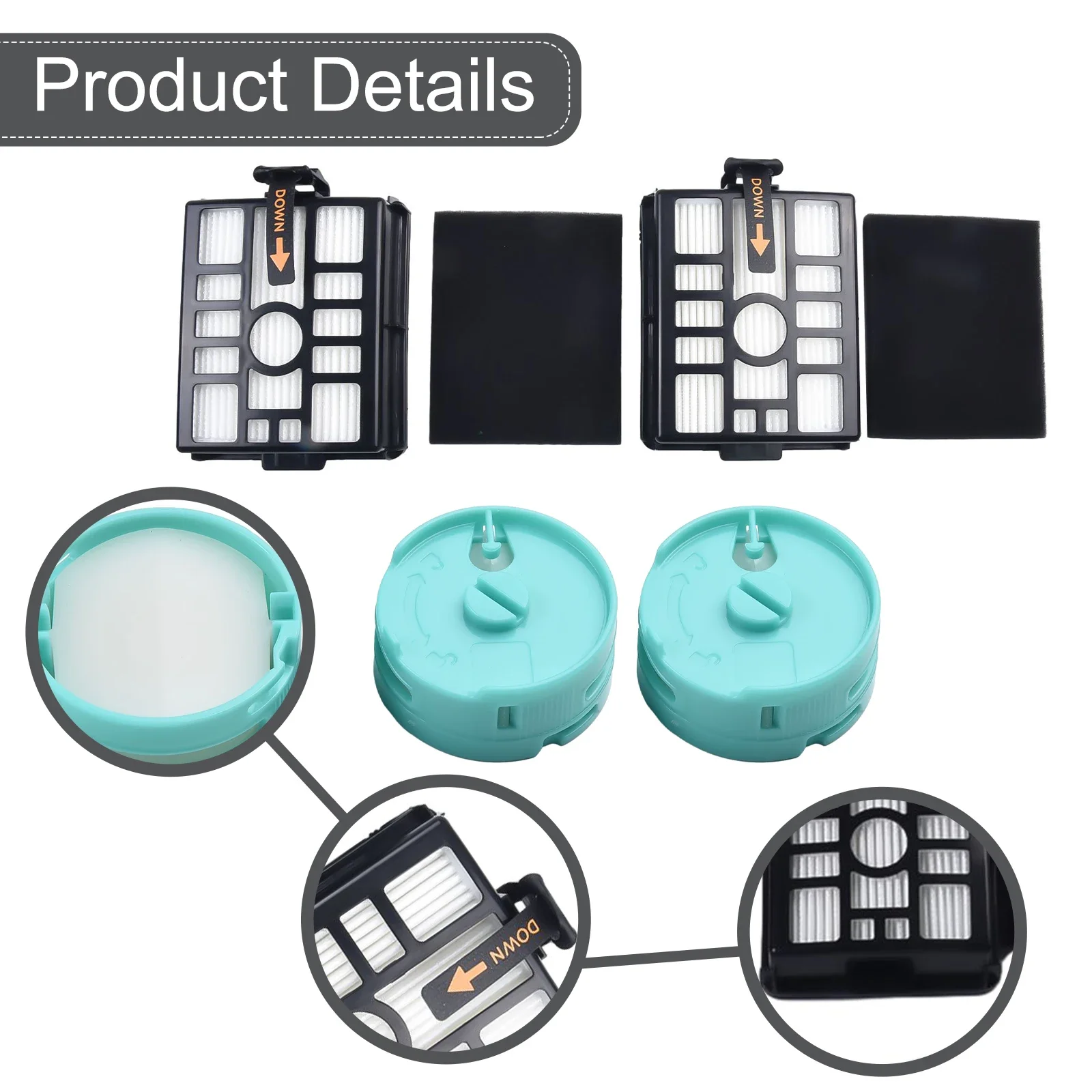 Optimal Cleaning Performance with This 12 Piece Filter Replacement Kit Designed For the For Shark IW3511 Model
Optimal Cleaning Performance with This 12 Piece Filter Replacement Kit Designed For the For Shark IW3511 Model