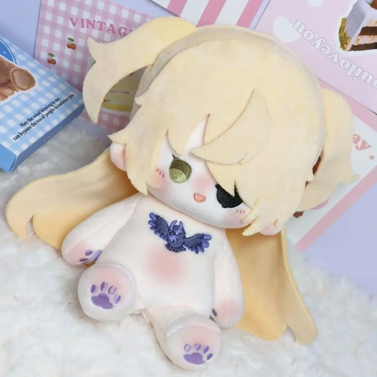 Anime Game Genshin Impact Fischl Stuffed 20cm cotton doll Cute dress up Plush toys for adults and children to collect as gifts
Anime Game Genshin Impact Fischl Stuffed 20cm cotton doll Cute dress up Plush toys for adults and children to collect as gifts