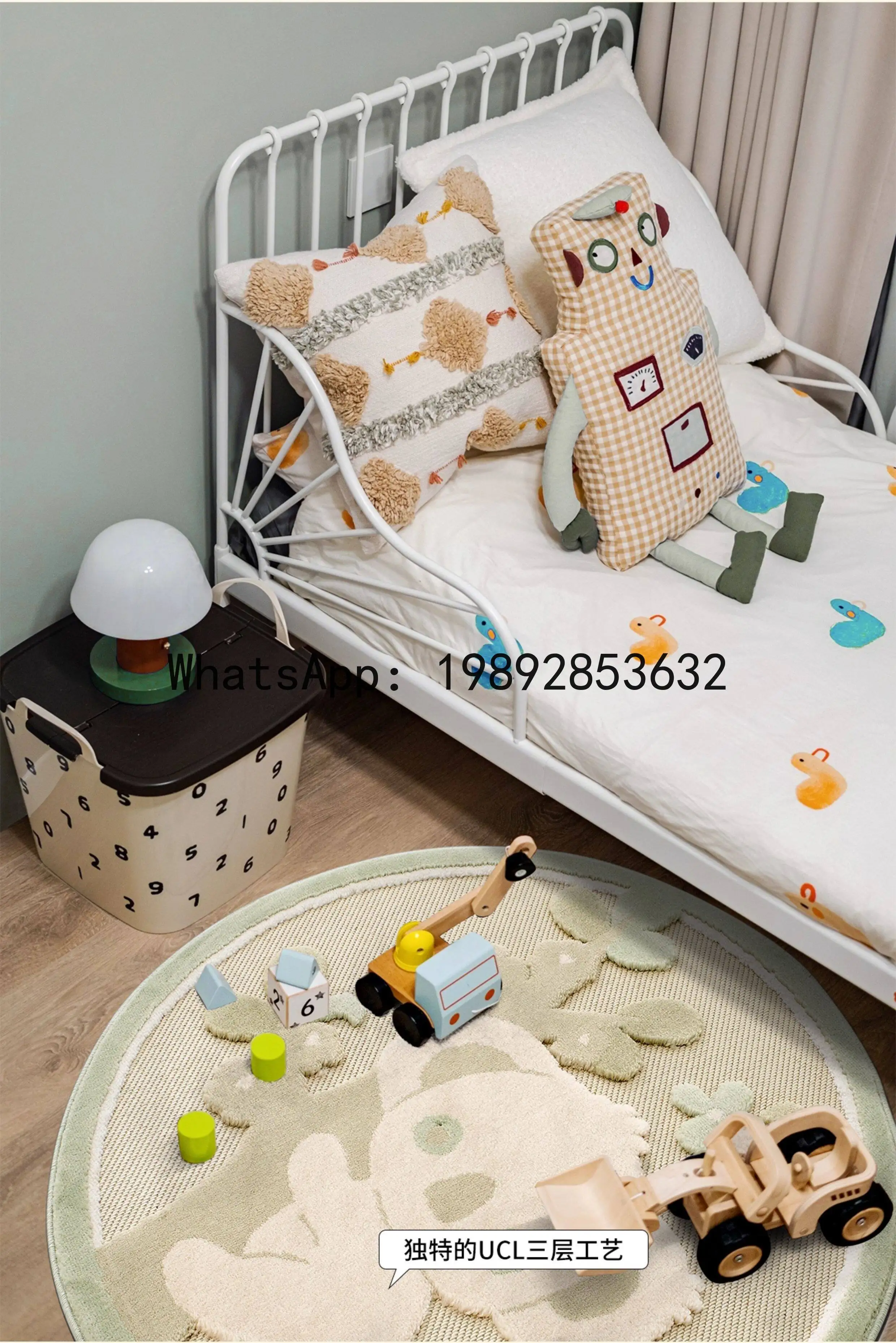 PYJ round bedroom household bedside carpet washable, cute carpet
PYJ round bedroom household bedside carpet washable, cute carpet