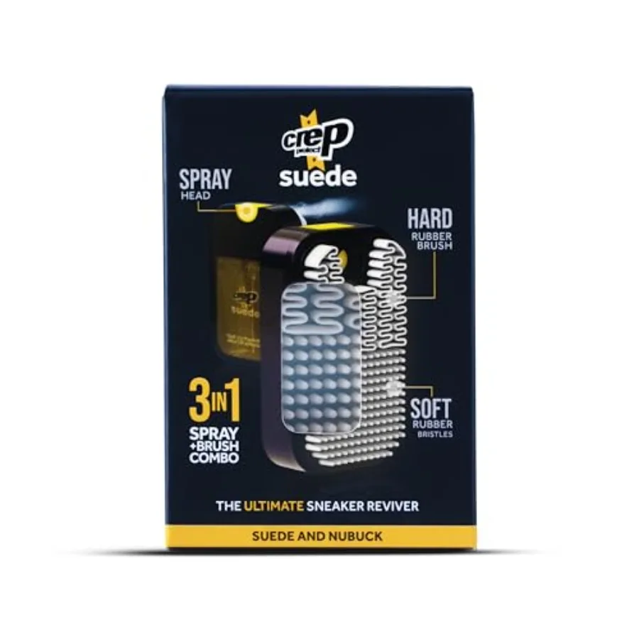 Suede Reviver - Suede Shoe Cleaner, Conditioner and Suede Brush for Suede and Nubuck Sneakers - Restores Vibrancy and Texture -
Suede Reviver - Suede Shoe Cleaner, Conditioner and Suede Brush for Suede and Nubuck Sneakers - Restores Vibrancy and Texture -