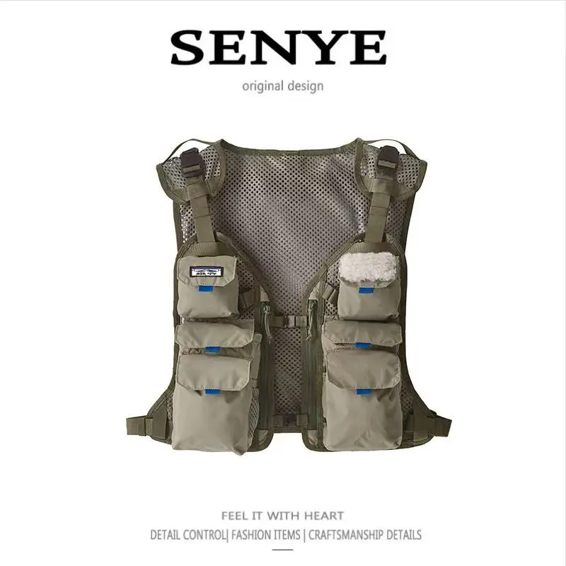 Outdoor Tactical Camping Pocket Fishing Vest Multifunctional Fly Fishing Jacket Casual Fashion Men's Women's Universal Fishing
Outdoor Tactical Camping Pocket Fishing Vest Multifunctional Fly Fishing Jacket Casual Fashion Men's Women's Universal Fishing