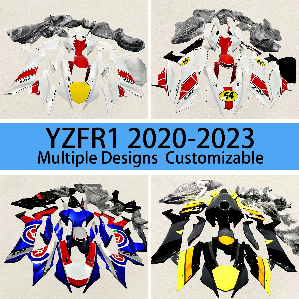 YZFR1 2020 2021 2022 2023 Motorcycle Fairing Set for YAMAHA YZF R1 20 21 22 23 Dirt motor Trail Bike Fairings Kit
YZFR1 2020 2021 2022 2023 Motorcycle Fairing Set for YAMAHA YZF R1 20 21 22 23 Dirt motor Trail Bike Fairings Kit